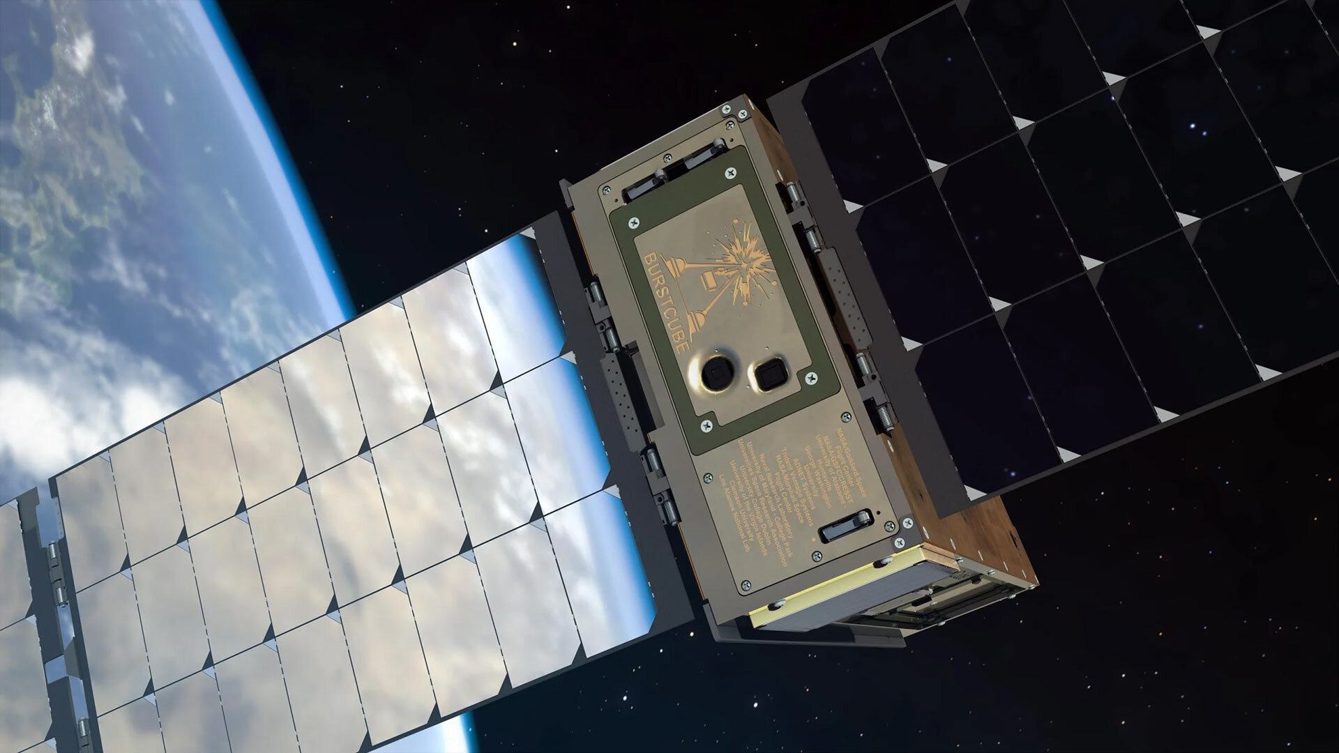 Burst Cube Satellite in Orbit scaled 1920x1080