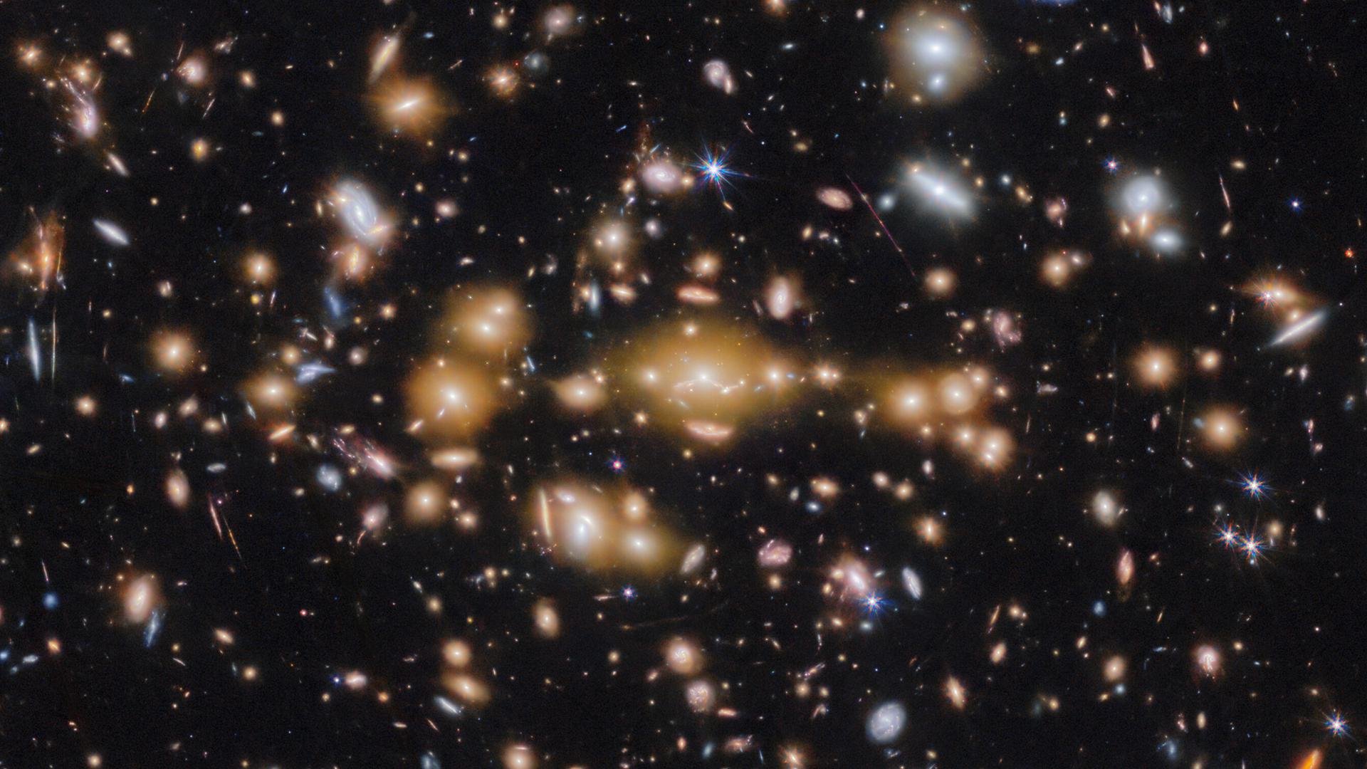 Galaxy cluster SPT CL J0615 5746 1920x1080