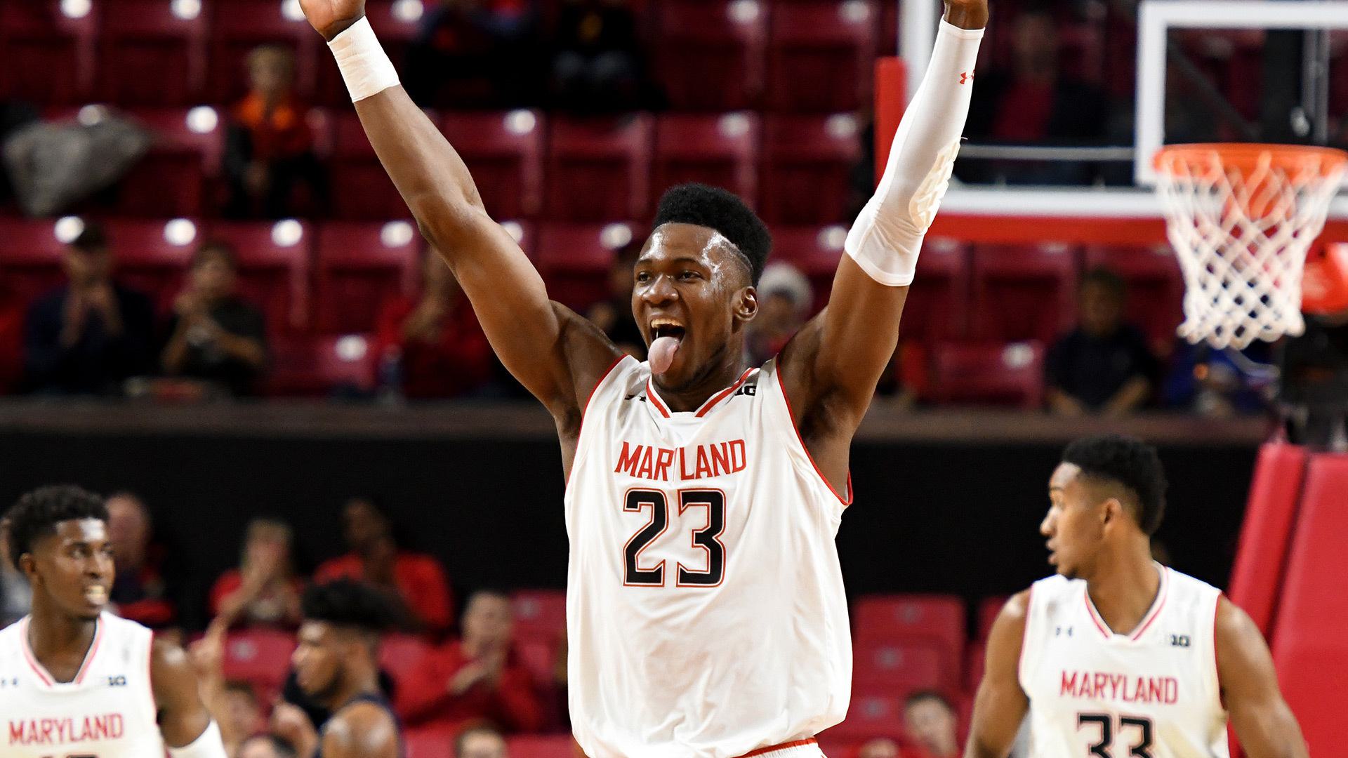 UMD18 Web Homepage TERP Athletics Bruno Fernando