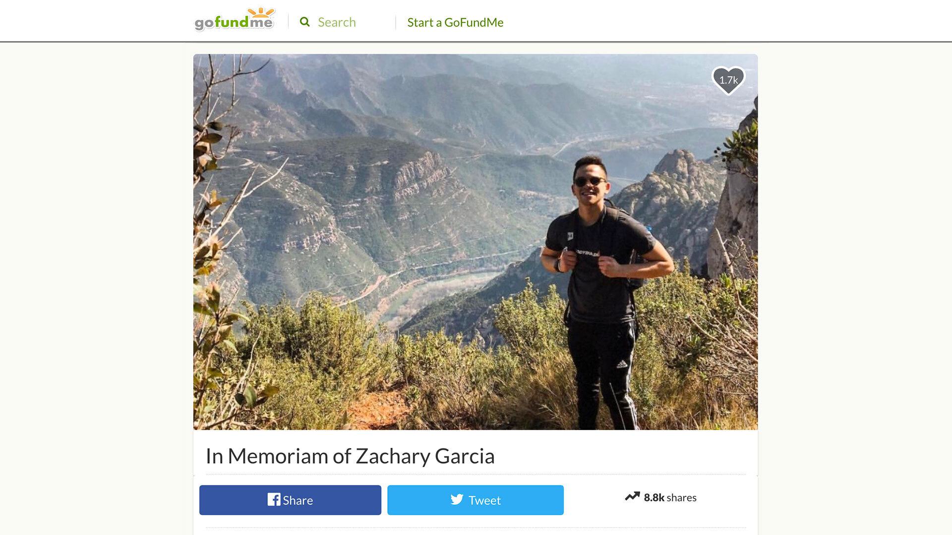 Zachary Garcia Go Fund Me 1920x1080