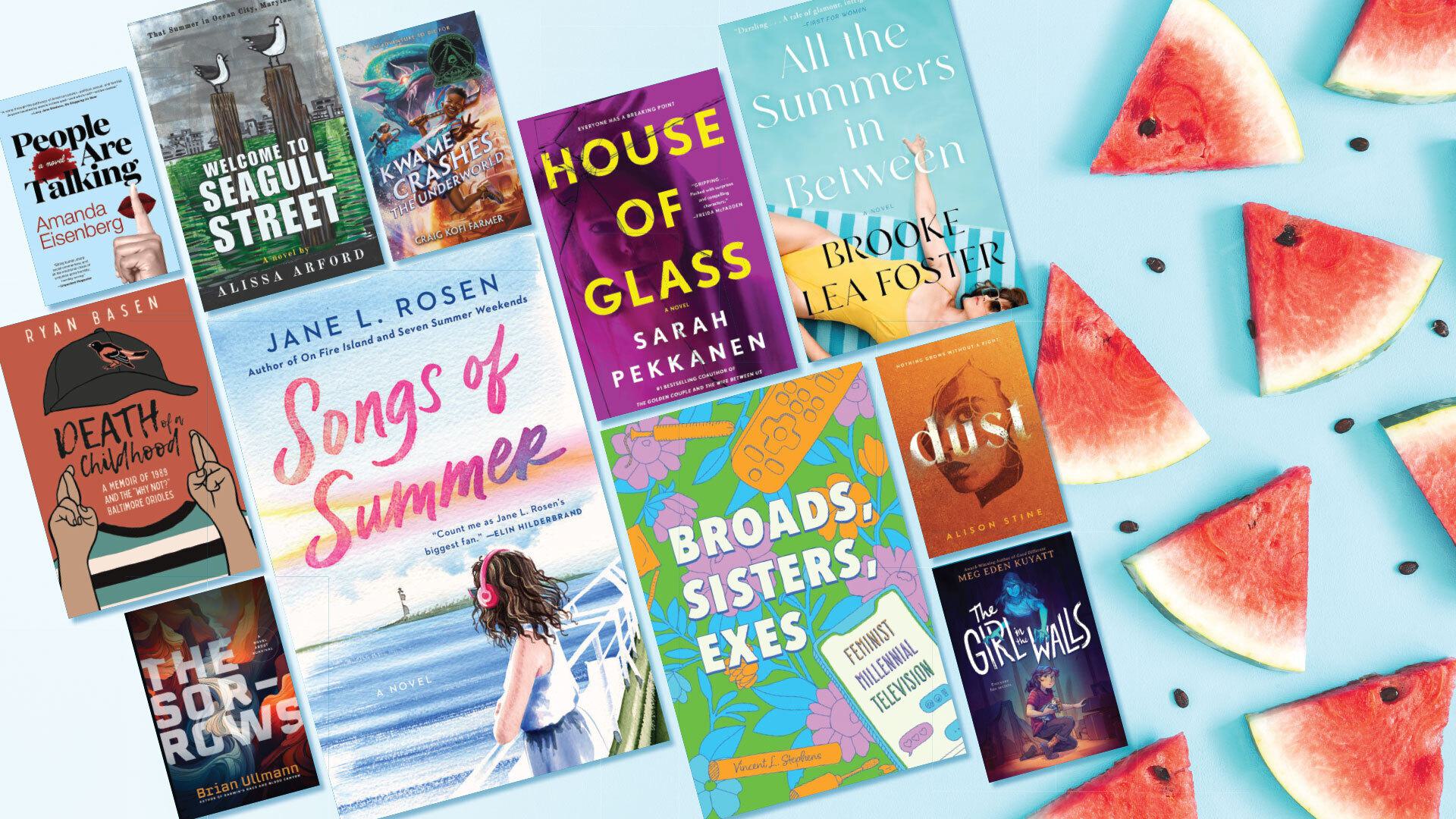 Books flatlay 1920x1080