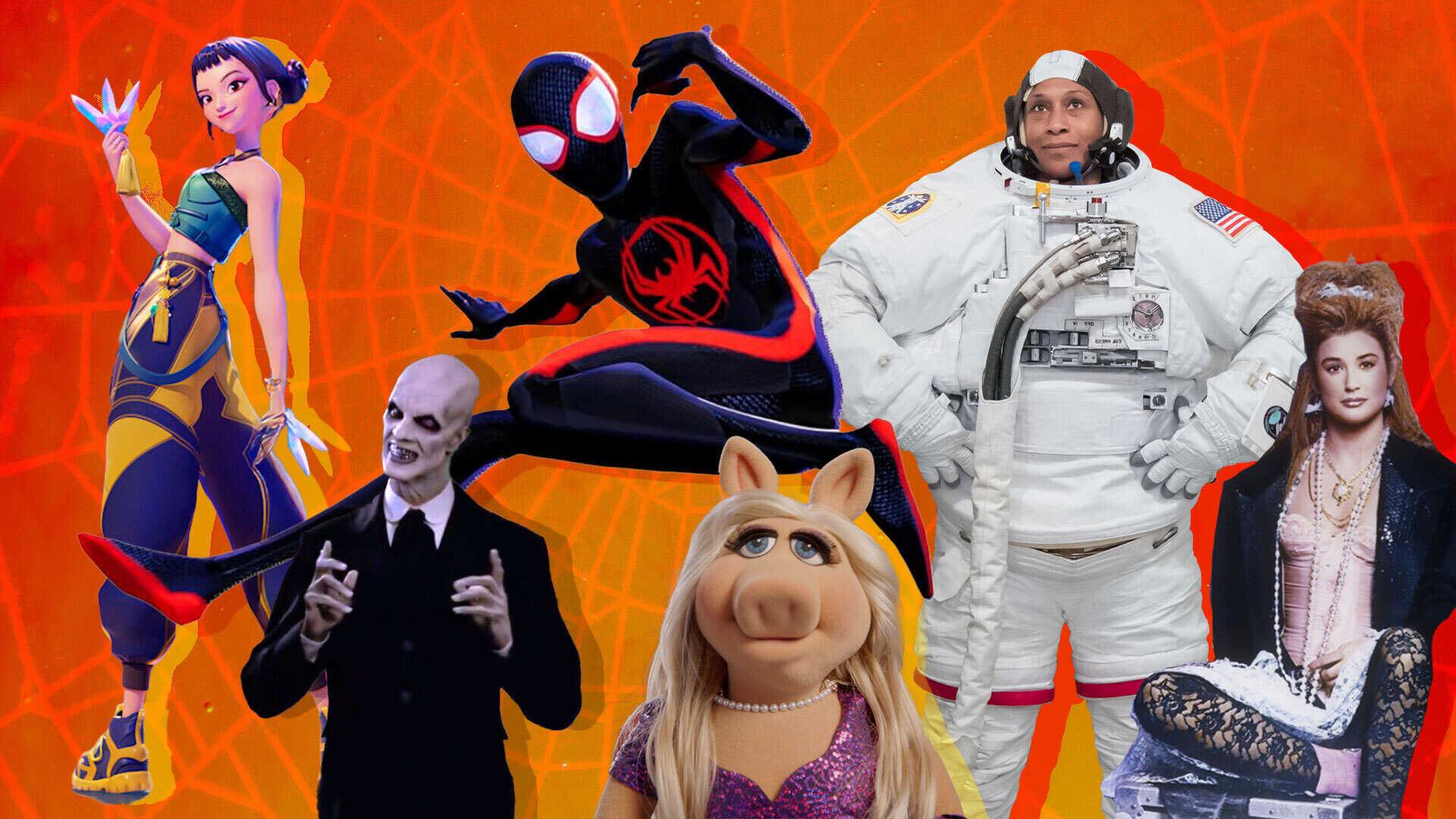 Collage of Halloween costume ideas