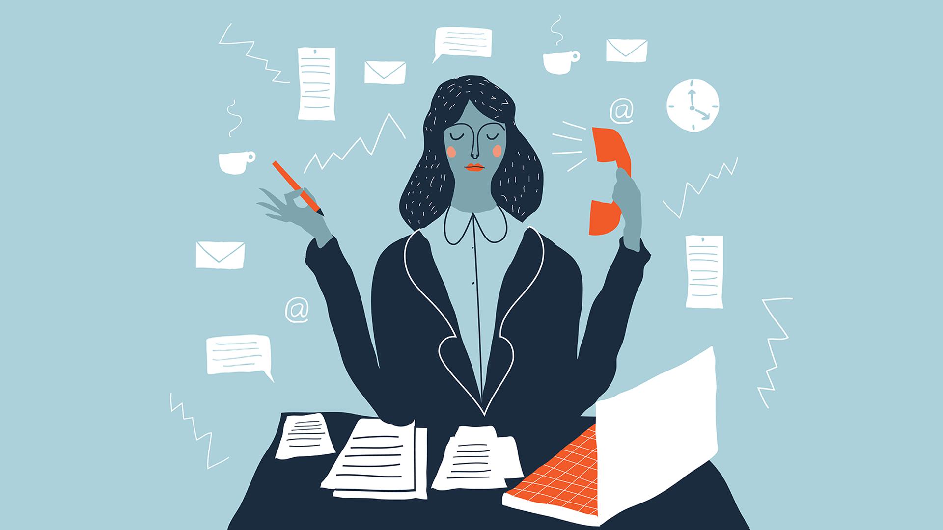 Woman at desk 1920x1080