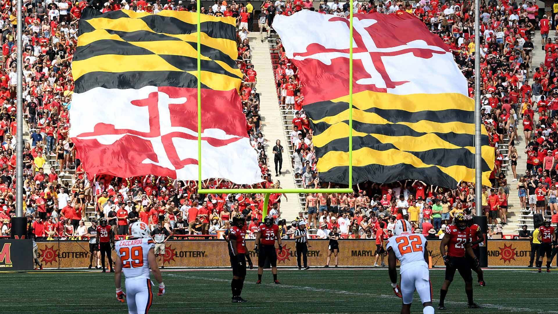 Football game at Maryland Stadium