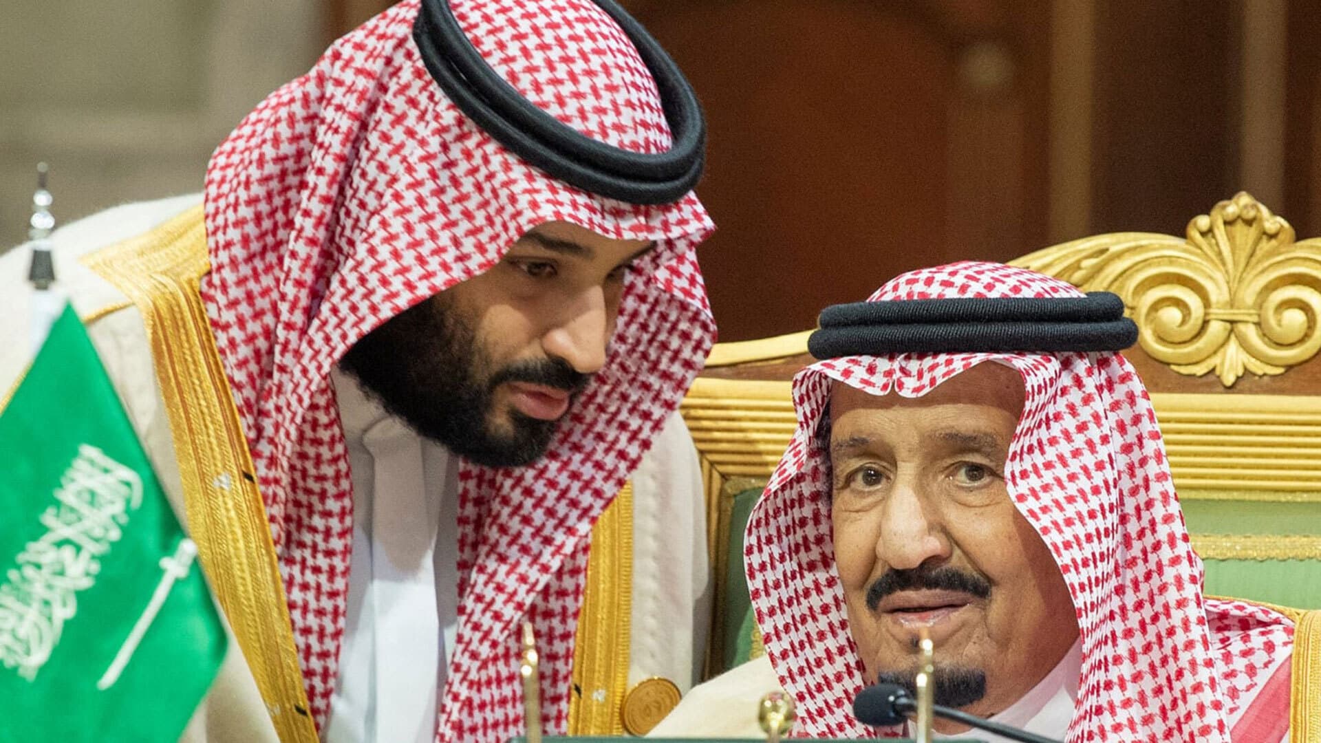 Saudi Arabia's Crown Prince Mohammed bin Salman and Saudi Arabia's King Salman bin Abdulaziz Al Saud