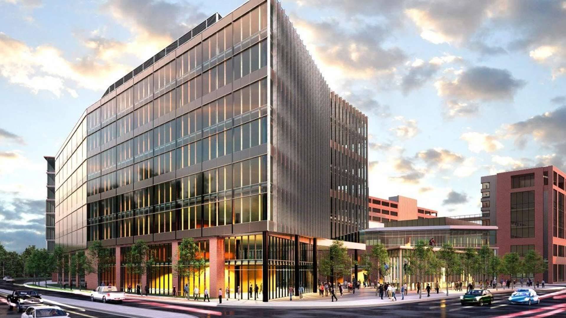 Building rendering in Discovery District