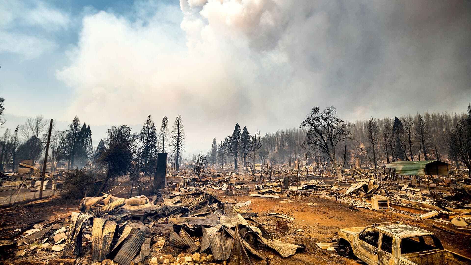 cars and homes destroyed by the Dixie Fire