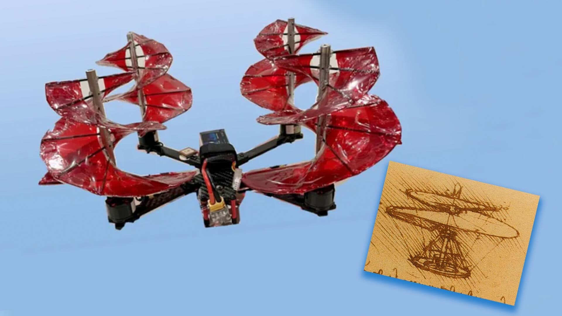 Drone and da Vinci design