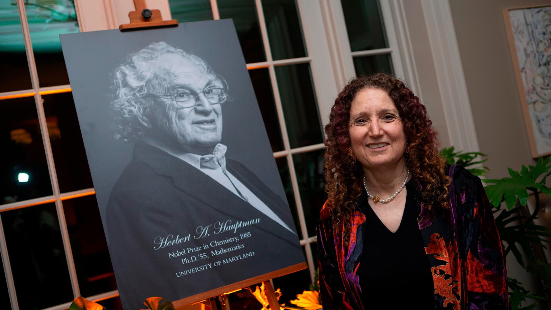 Carol Fullerton M.A. ’75, Ph.D. ’87 will establish the Herbert A. Hauptman Endowed Graduate Fellowship Program in the Department of Mathematics in honor of her father, Herbert A. Hauptman Ph.D. '55, who shared the 1985 Nobel Prize in chemistry.