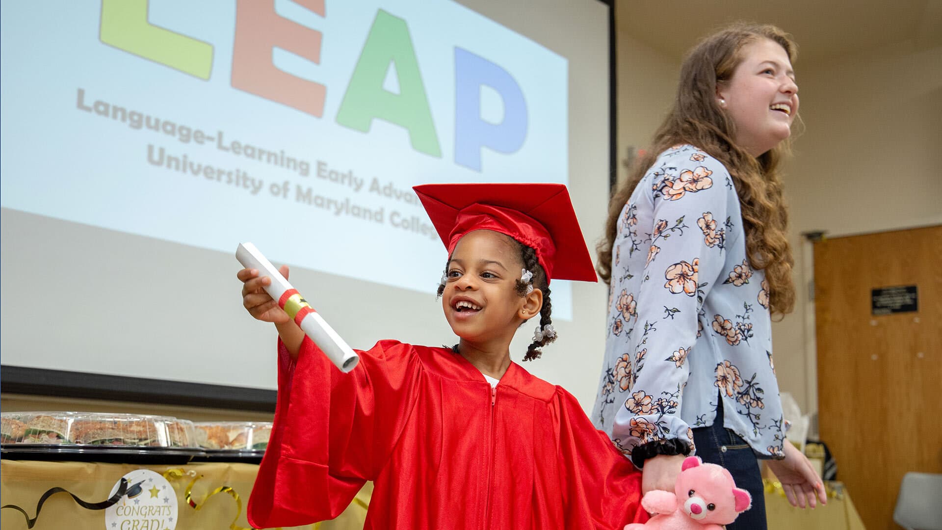 LEAP student receives diploma