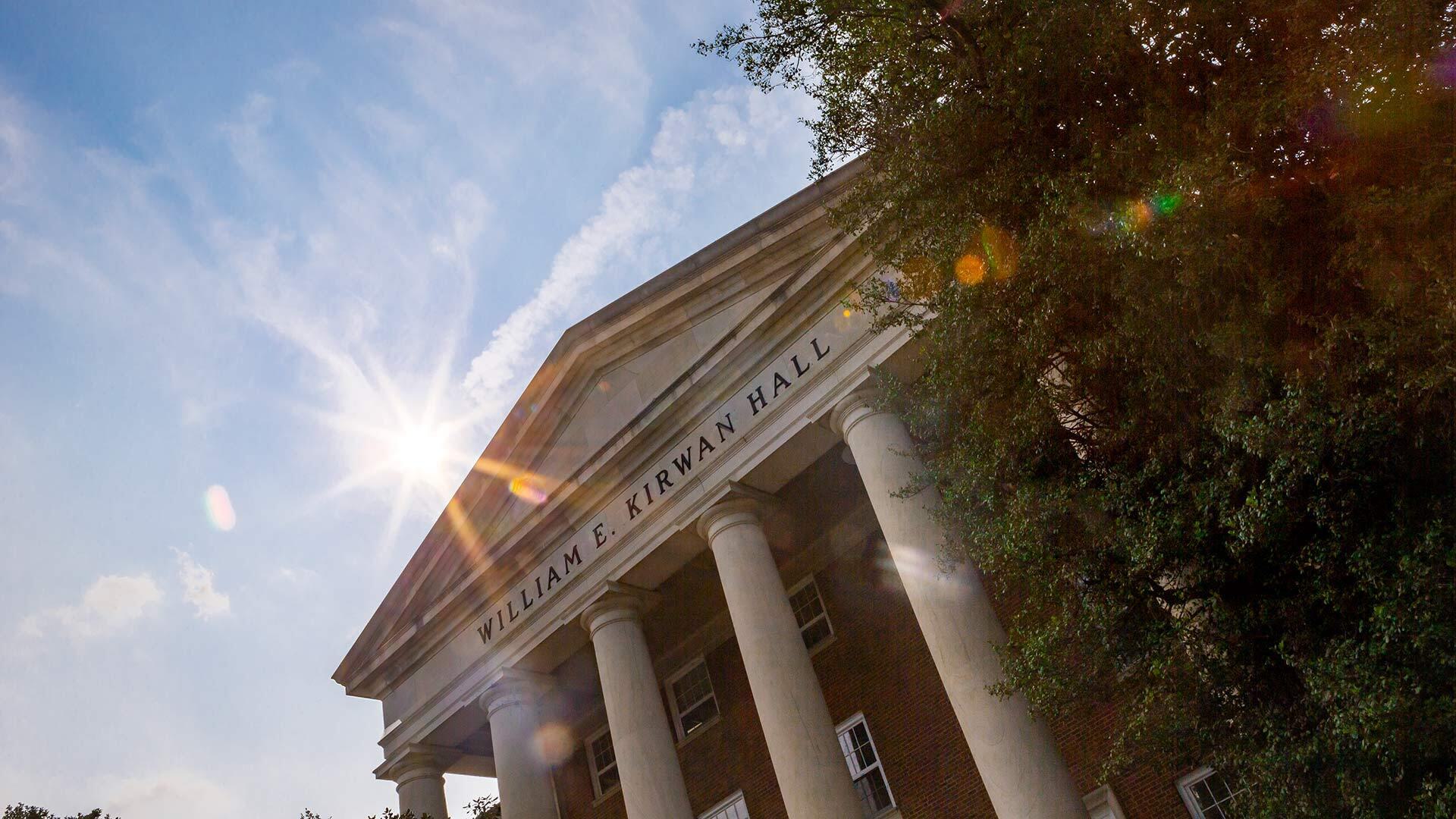 Kirwan Hall exterior