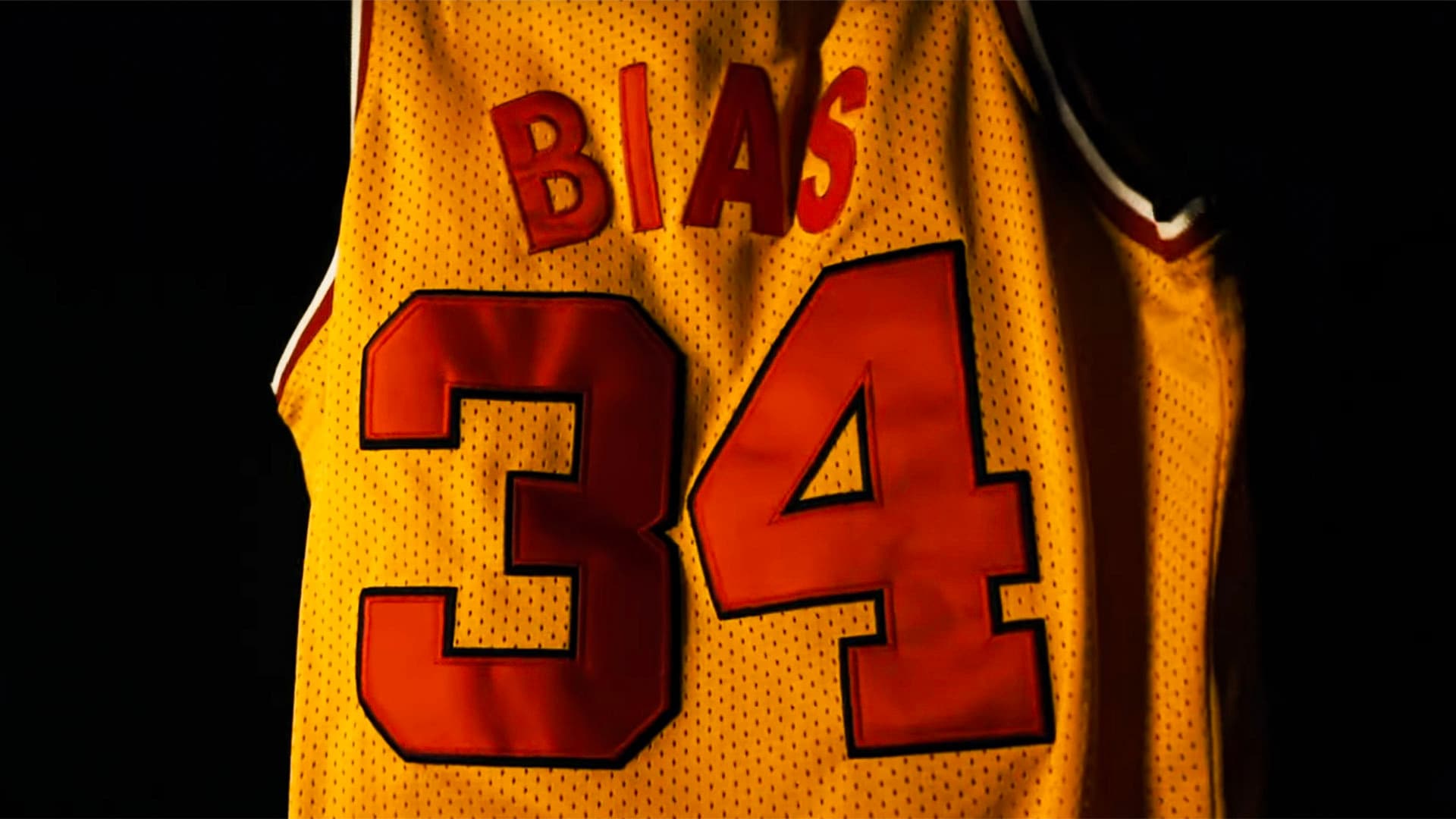 Len Bias No. 34 basketball jersey