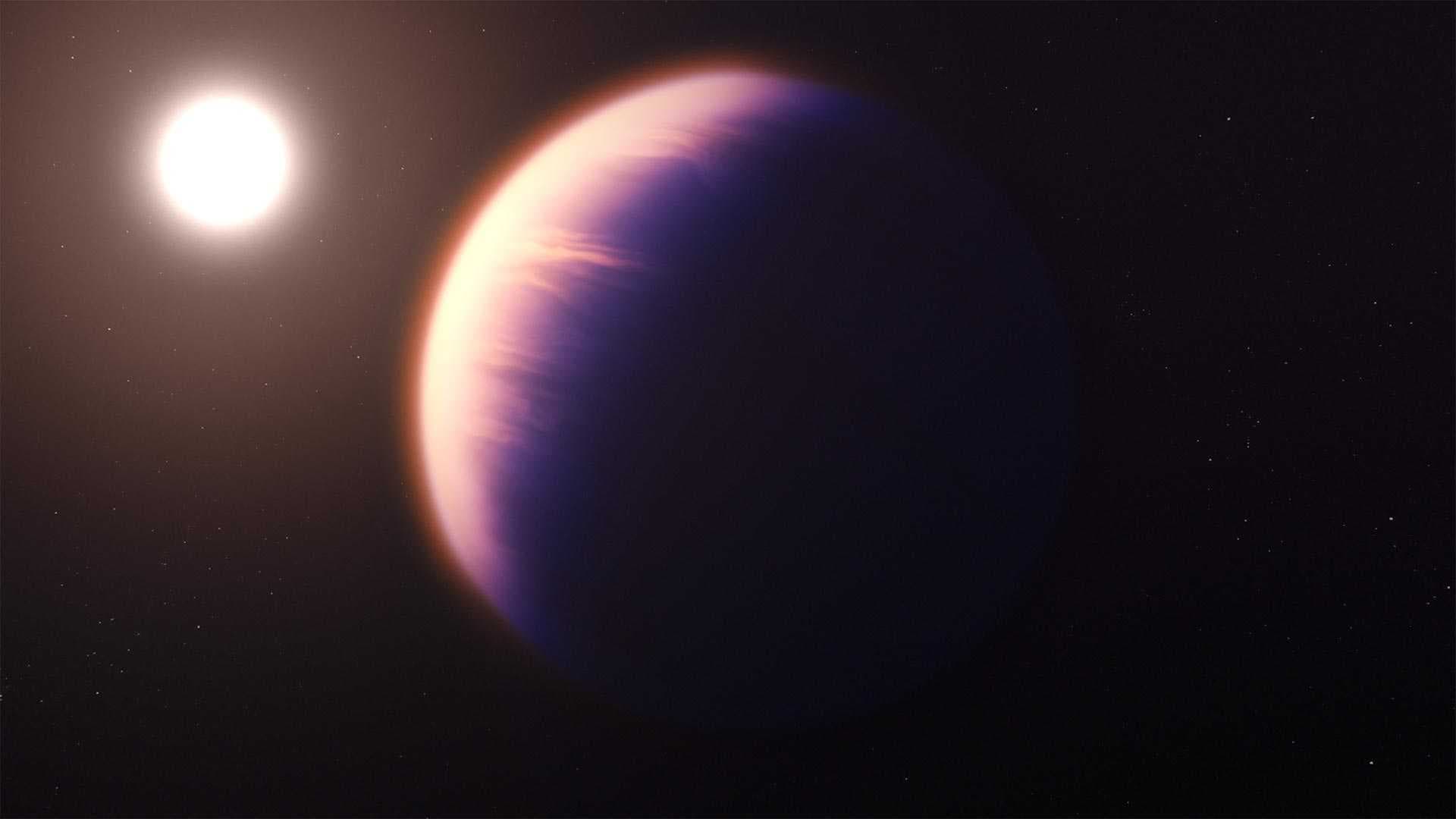 WASP-39 b planet illustration