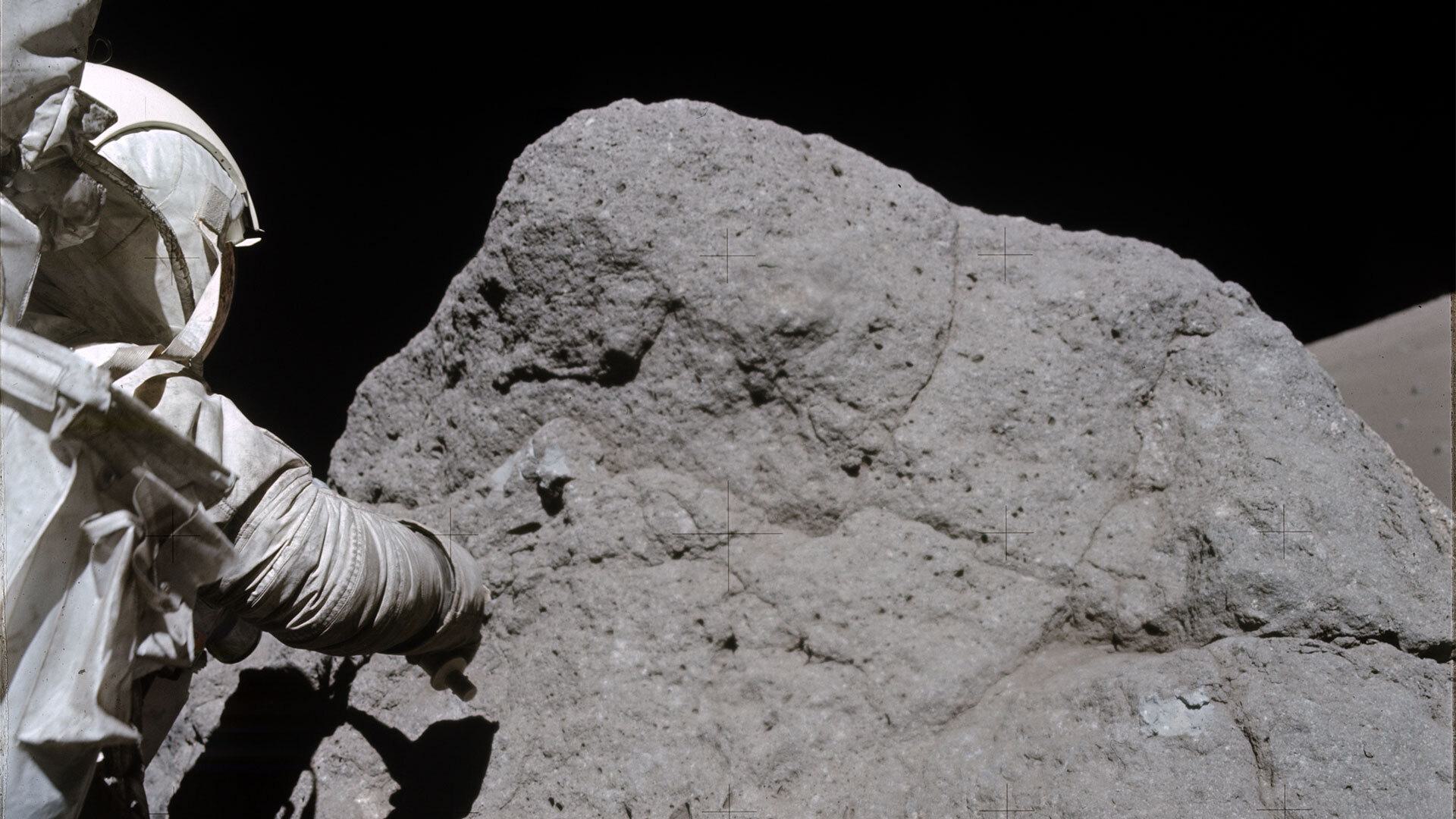 astronaut on the moon