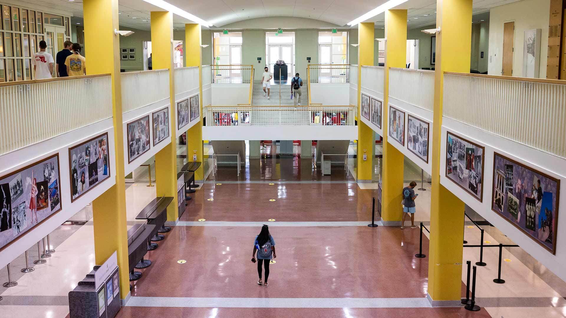 Interior view of Stamp Student Union