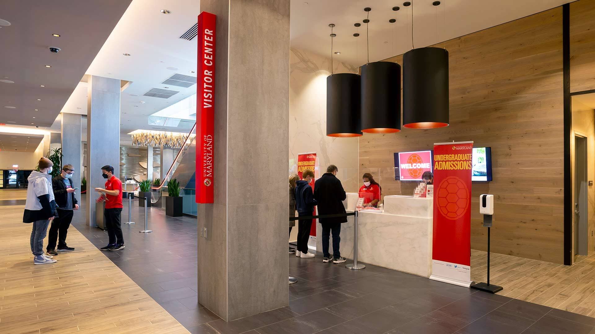 lobby of new Visitor Center in The Hotel