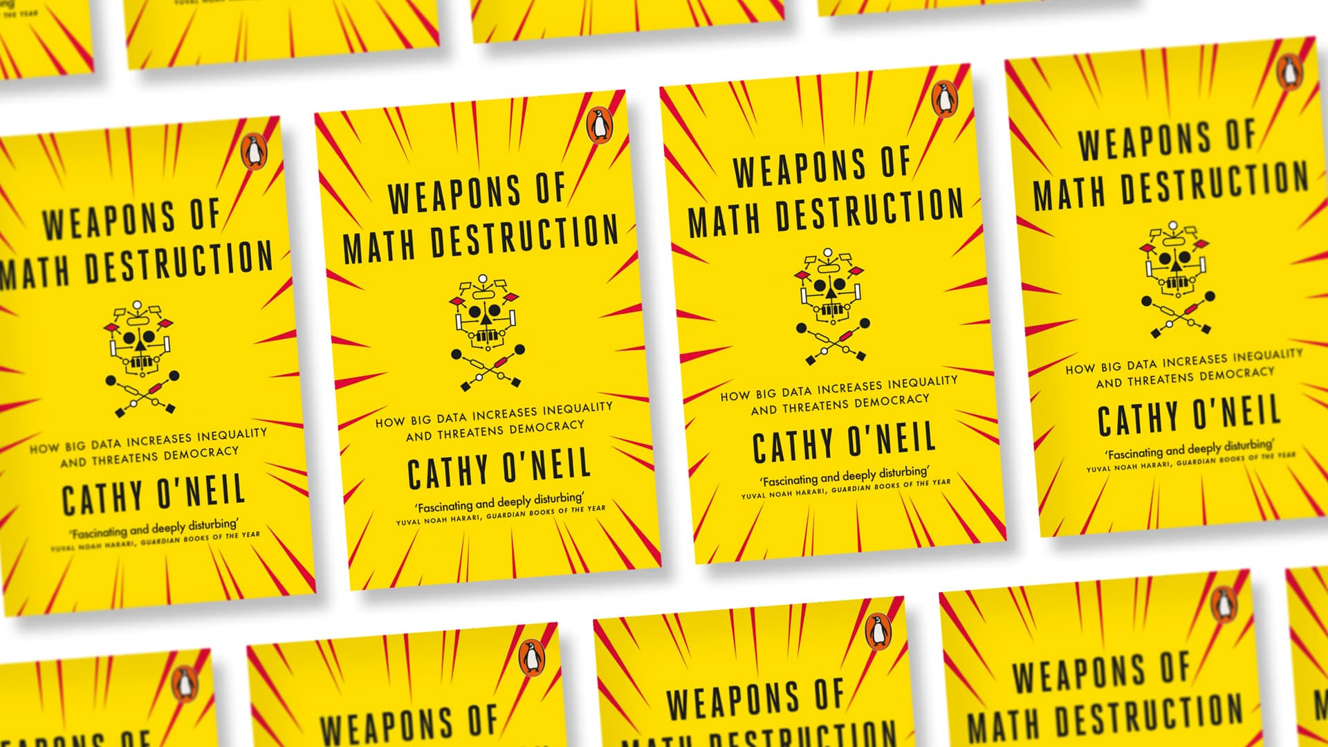 Weapons of Math Destruction book covers