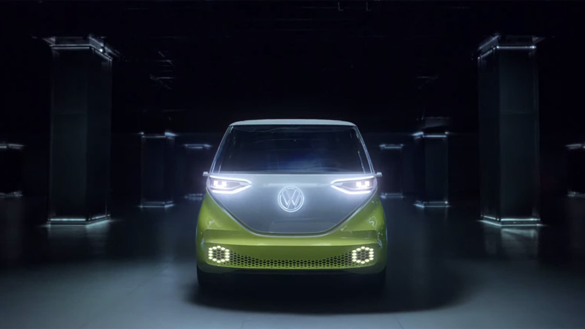 Screengrab from Volkswagen's "Hello Light" ad