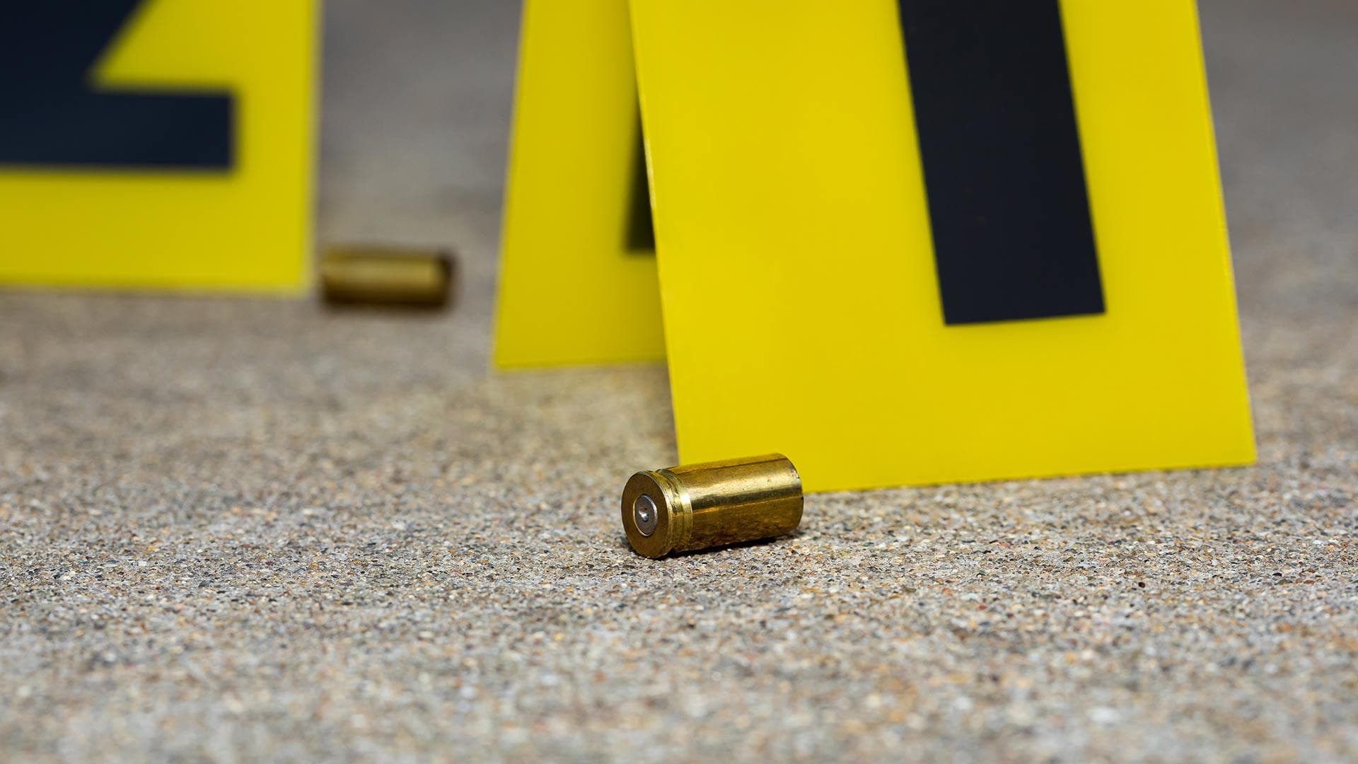 shell casing on ground