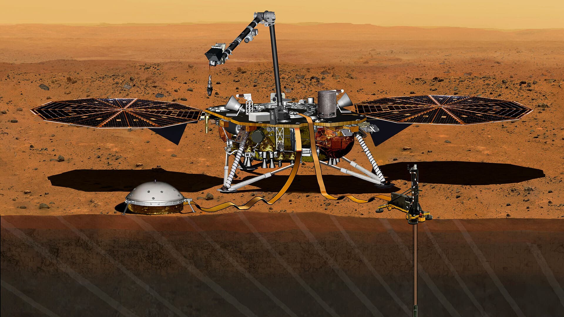 InSight Mars Lander rendering