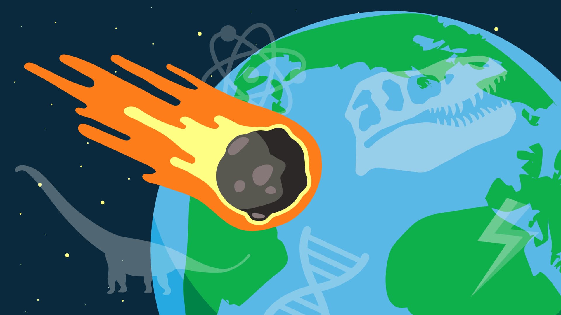 Asteroid illustration