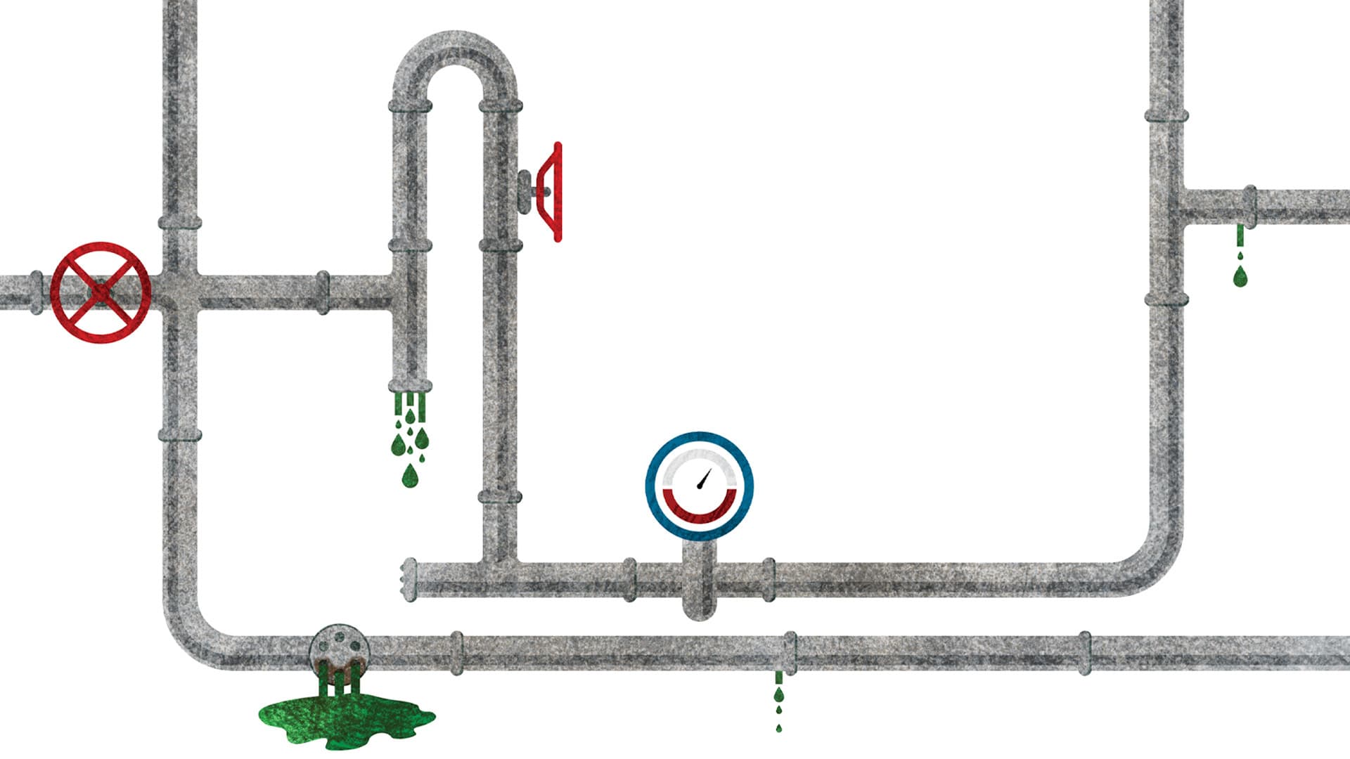 Illustration of pipes