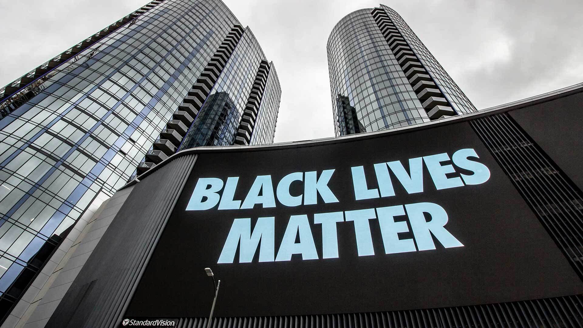 BLM and corporate building