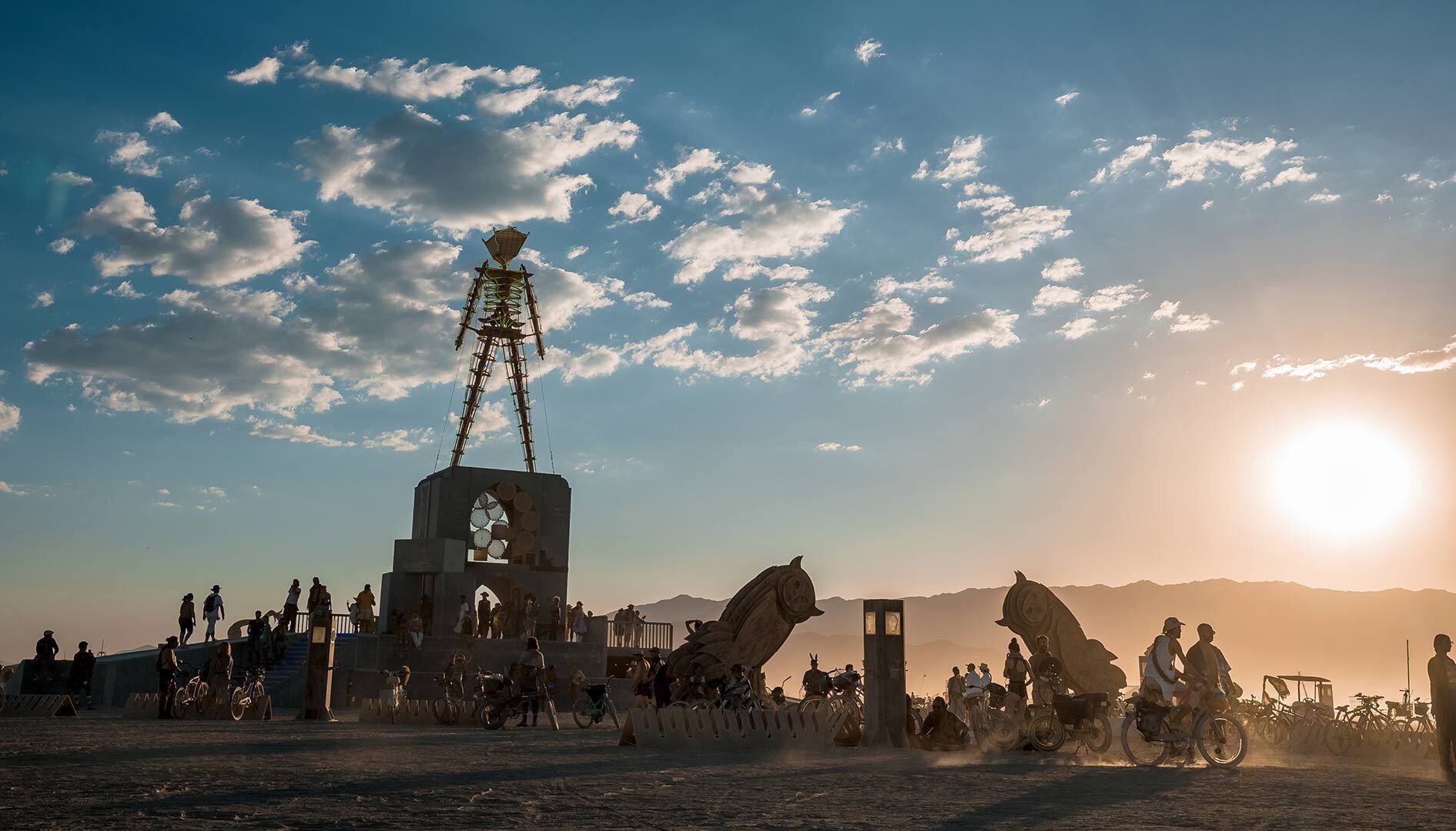 landscape at Burning Man