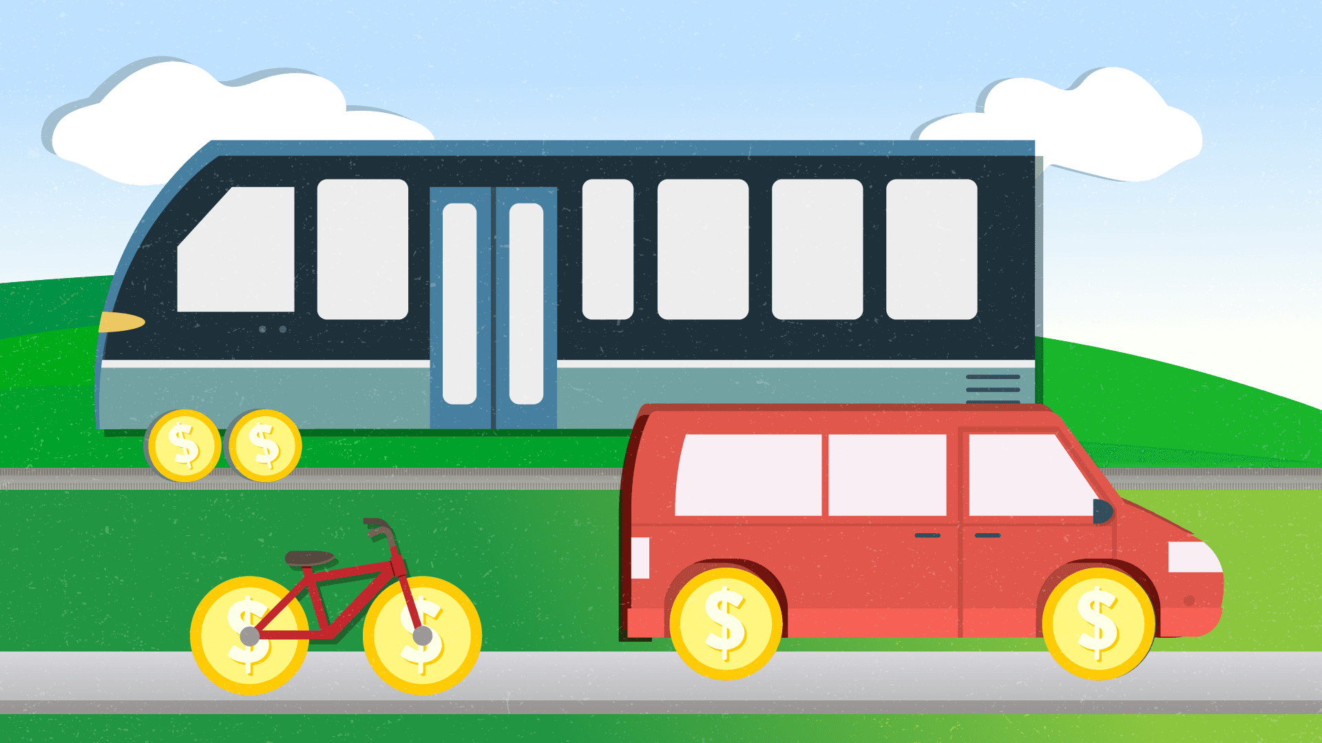 Commuting illustration