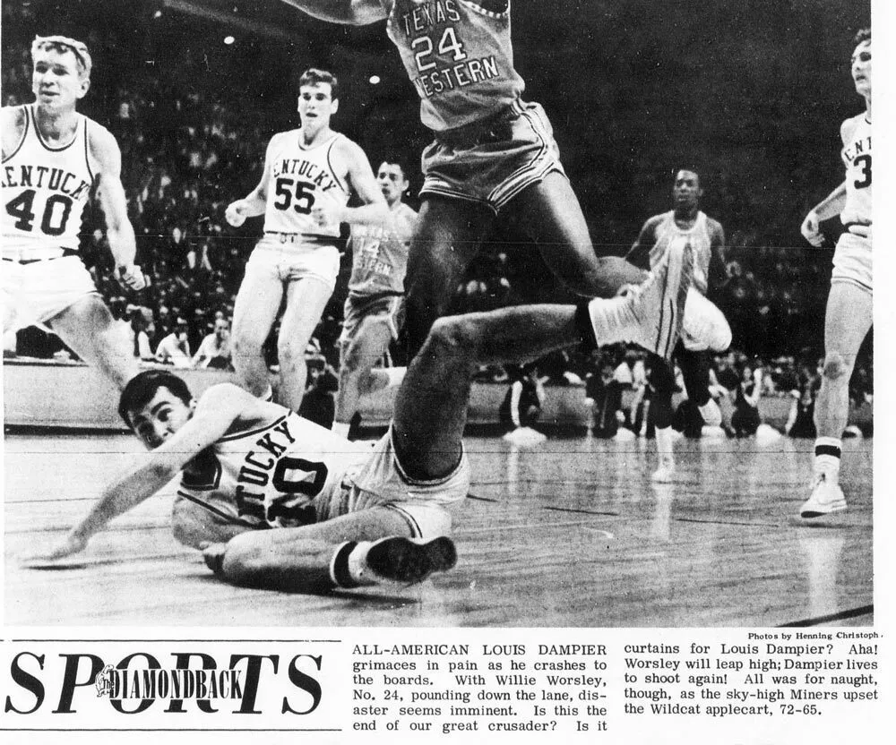 Kentucky vs. Texas Western basketball game