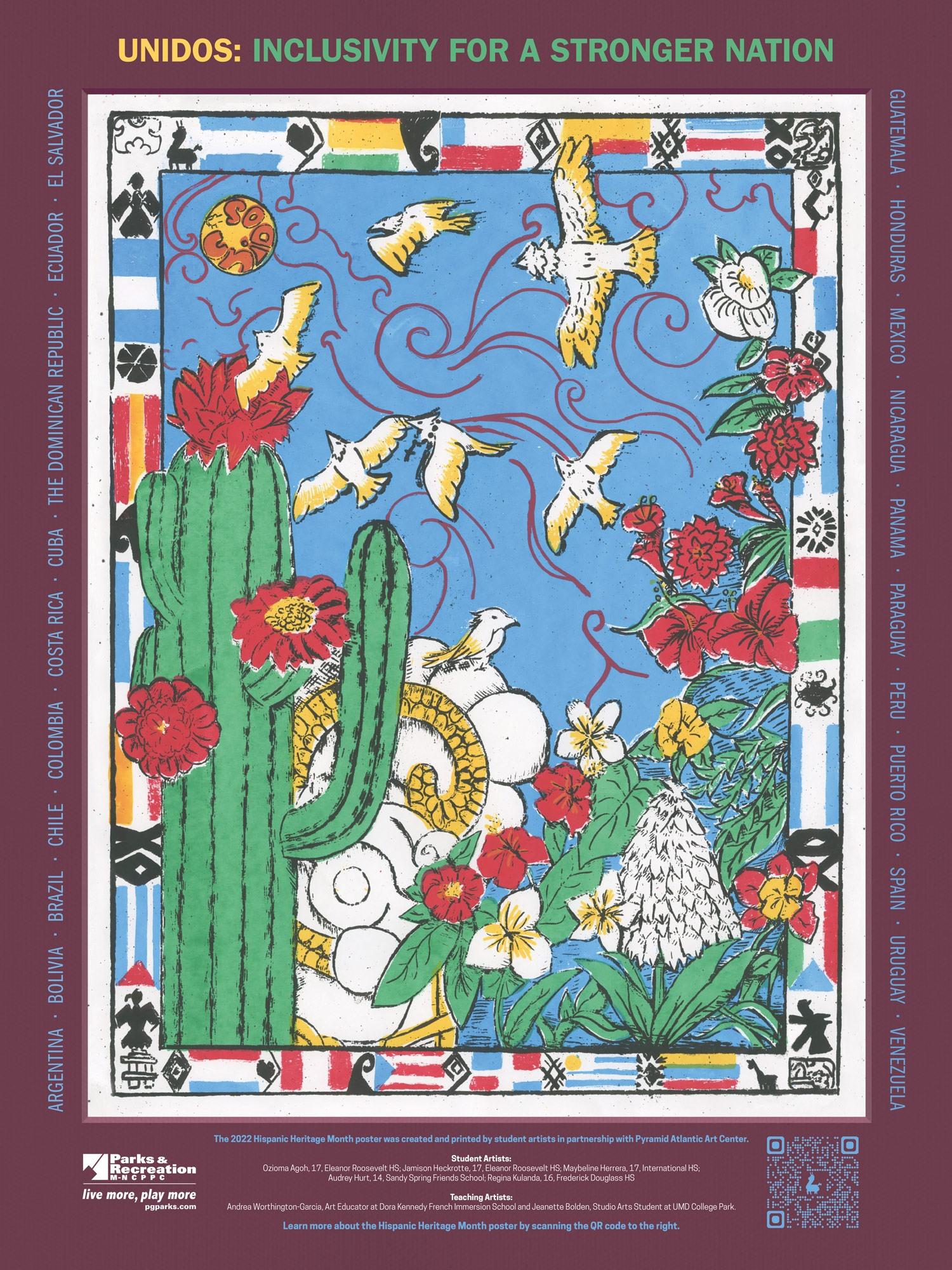 Hispanic Heritage Month poster for Prince George’s County