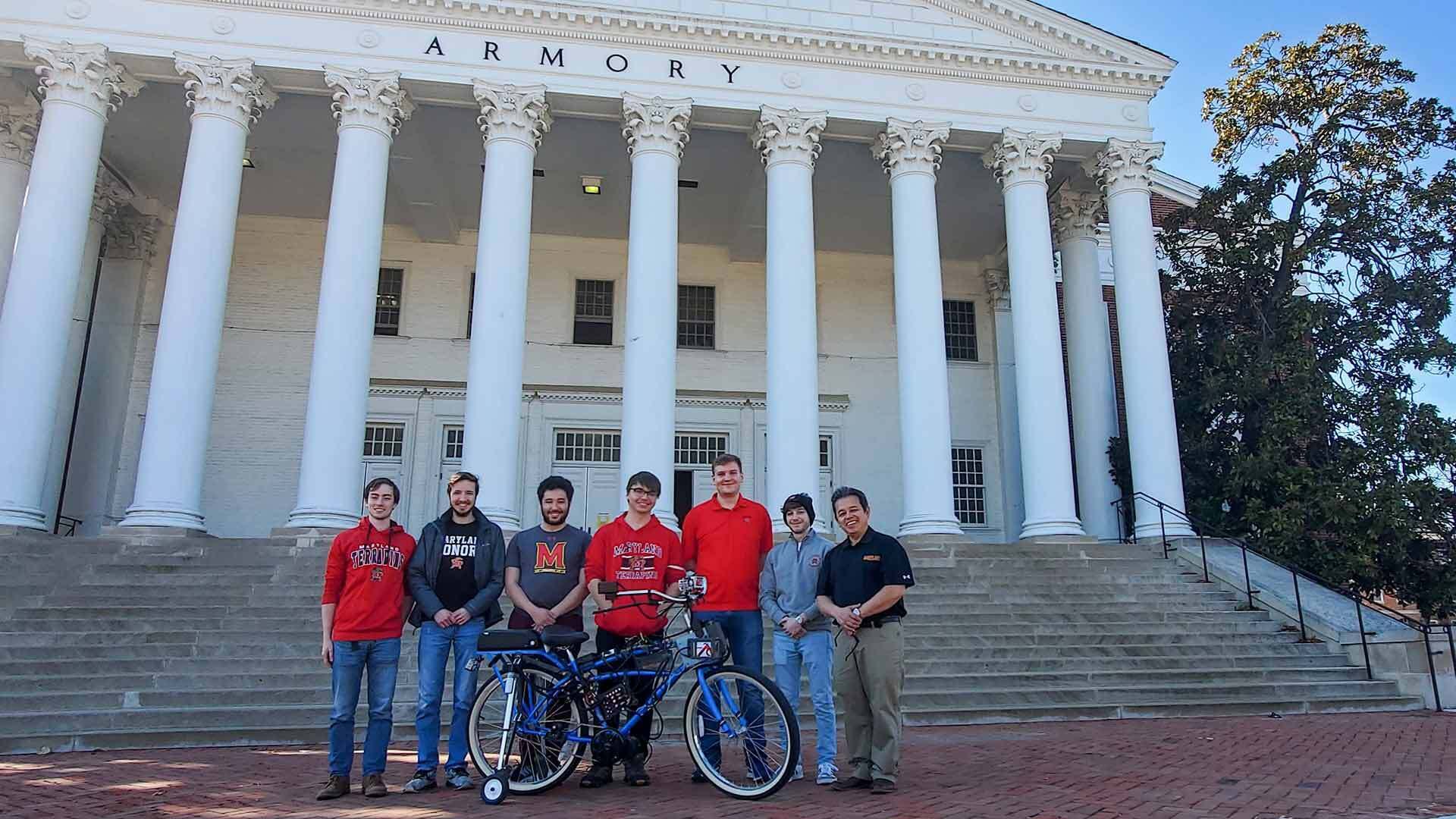Team Autocycle with bike