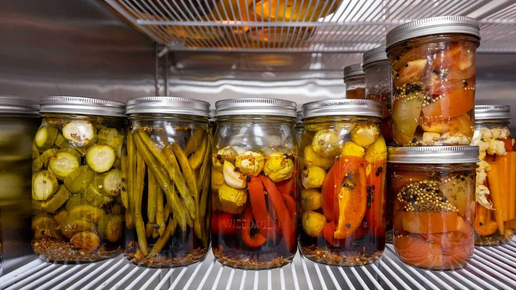jars of pickles