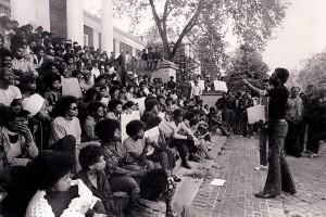 8 Protest Admin Building Steps