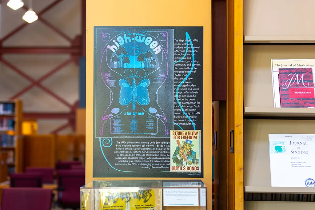 High Week poster hangs on wall