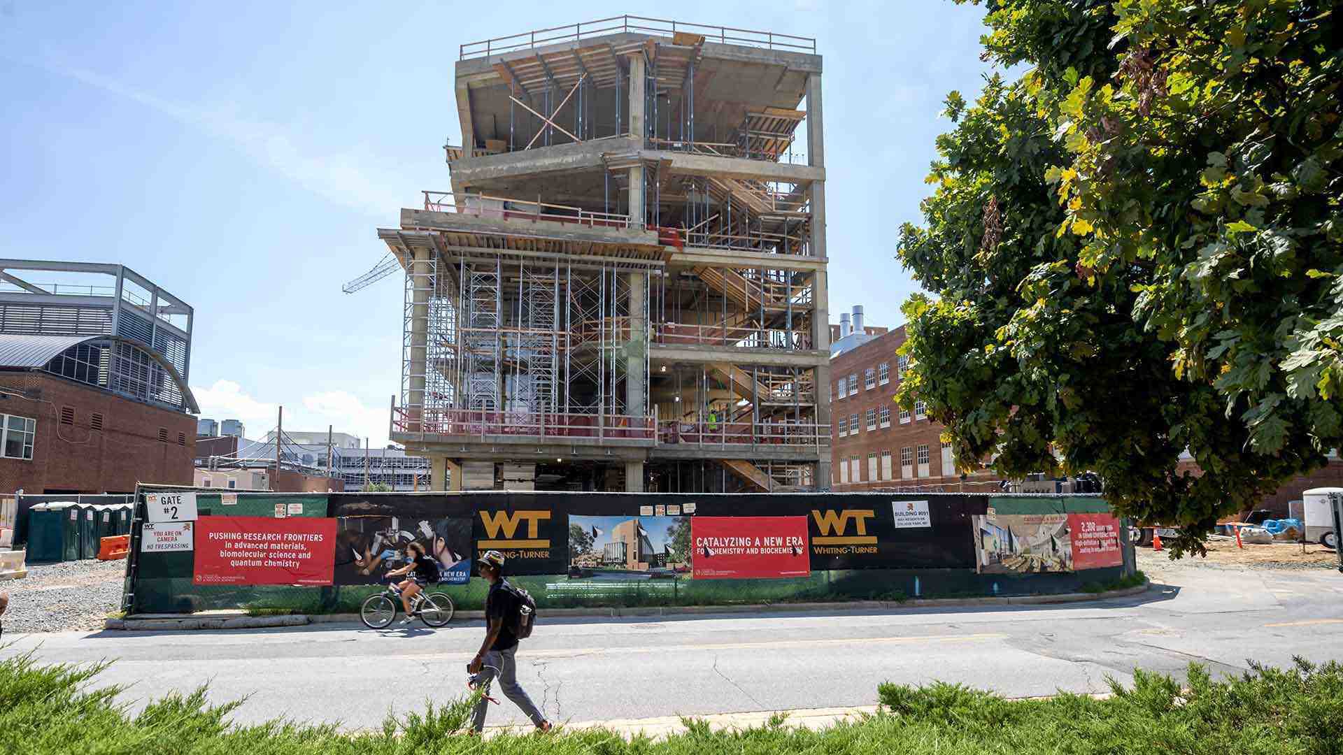 Chemistry Building construction