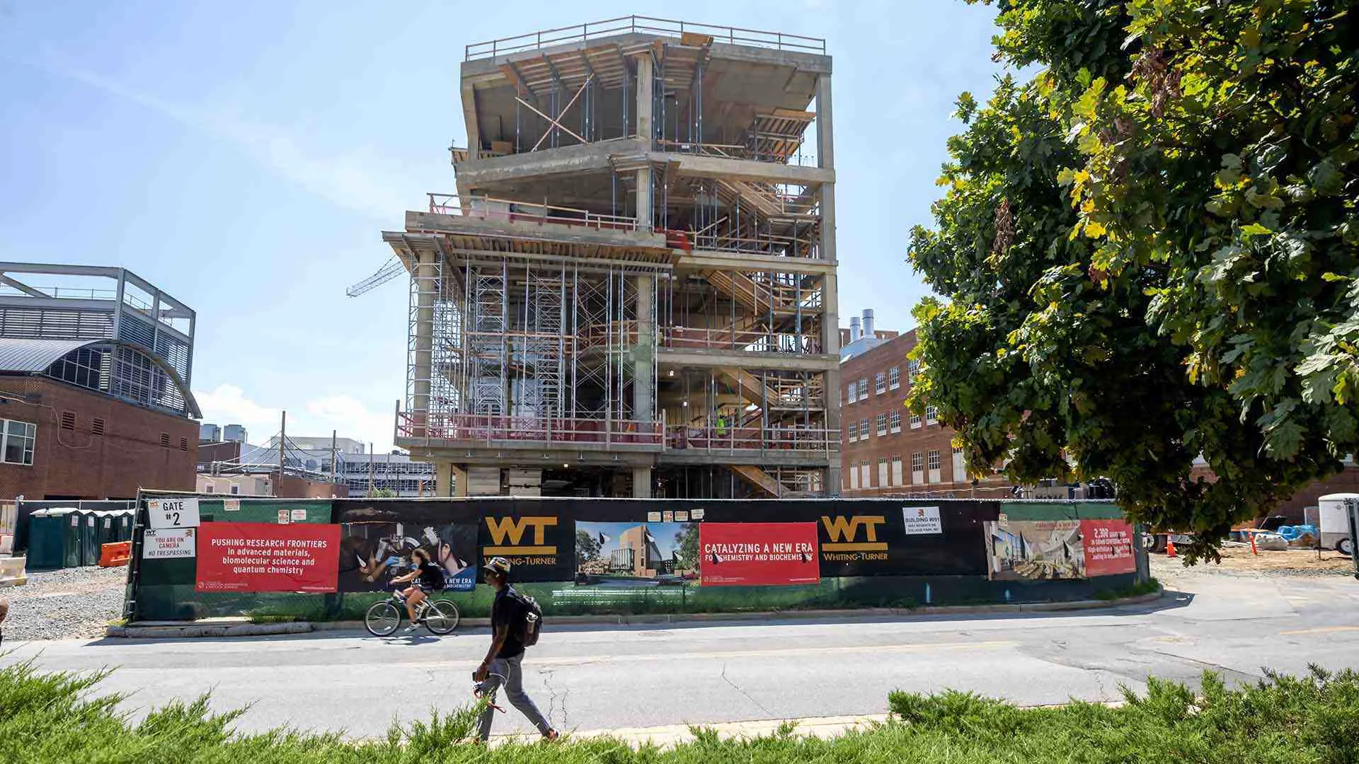 Chemistry Building construction
