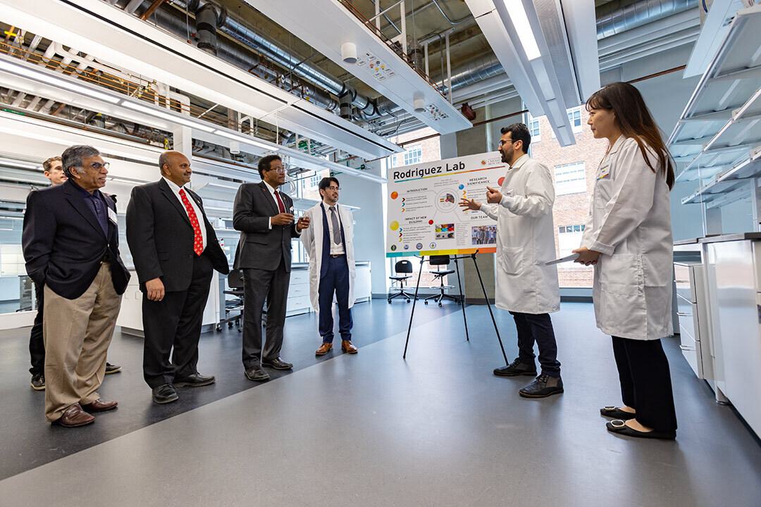 presentation of Chemistry Building lab