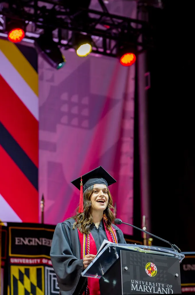 Student speaker Colette Smith