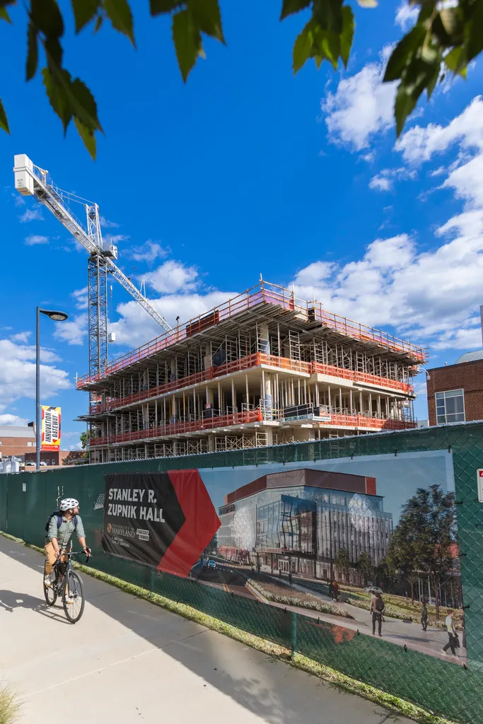 construction on Zupnik Hall