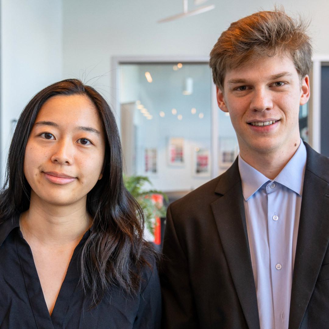 Kyle Zibell and Sophia Li