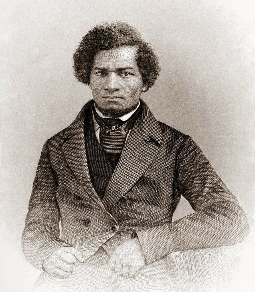 portrait of Frederick Douglass as a younger man