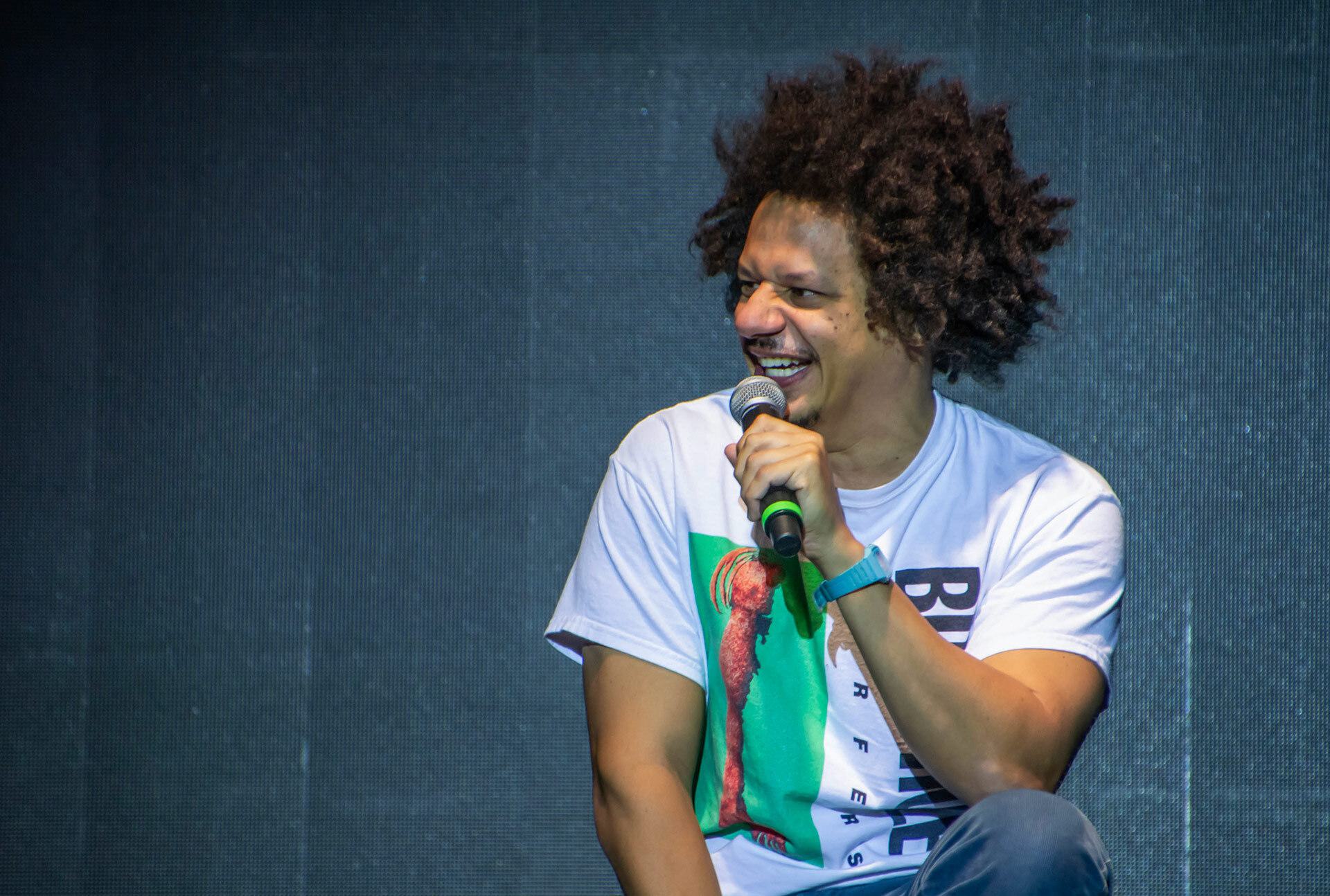 Comedian Eric Andre performs