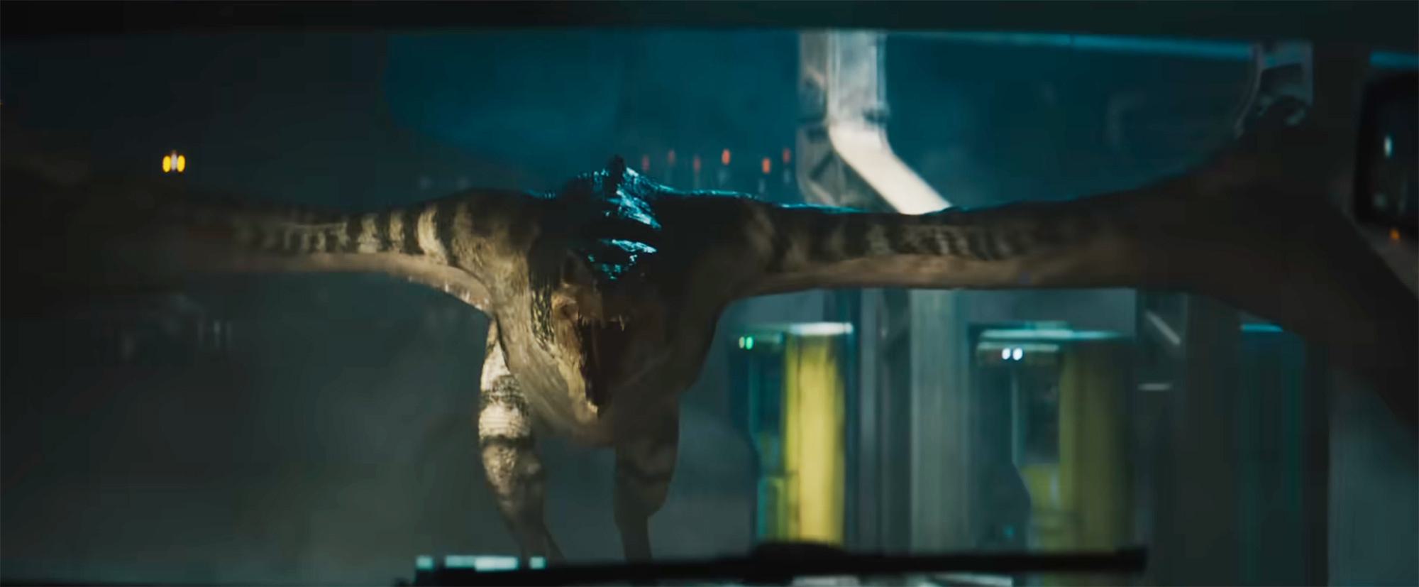 A mutated dinosaur with wings