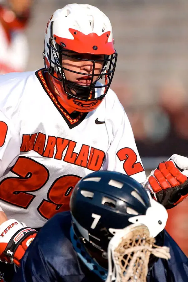 Lee Zink plays lacrosse