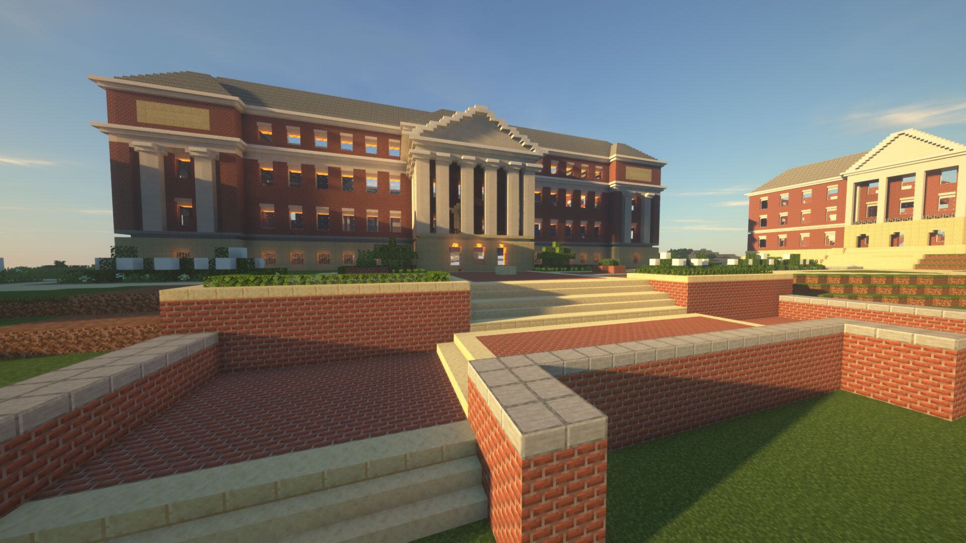 Minecraft version of McKeldin Library