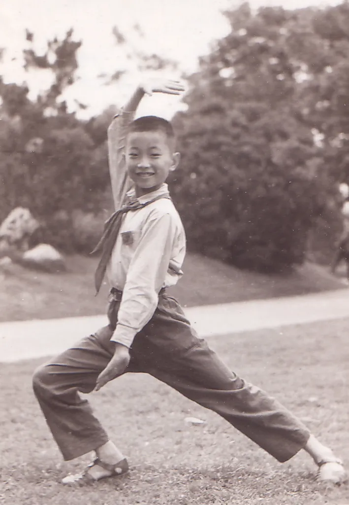 boy learning to dance