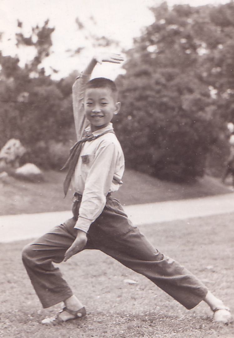 boy learning to dance