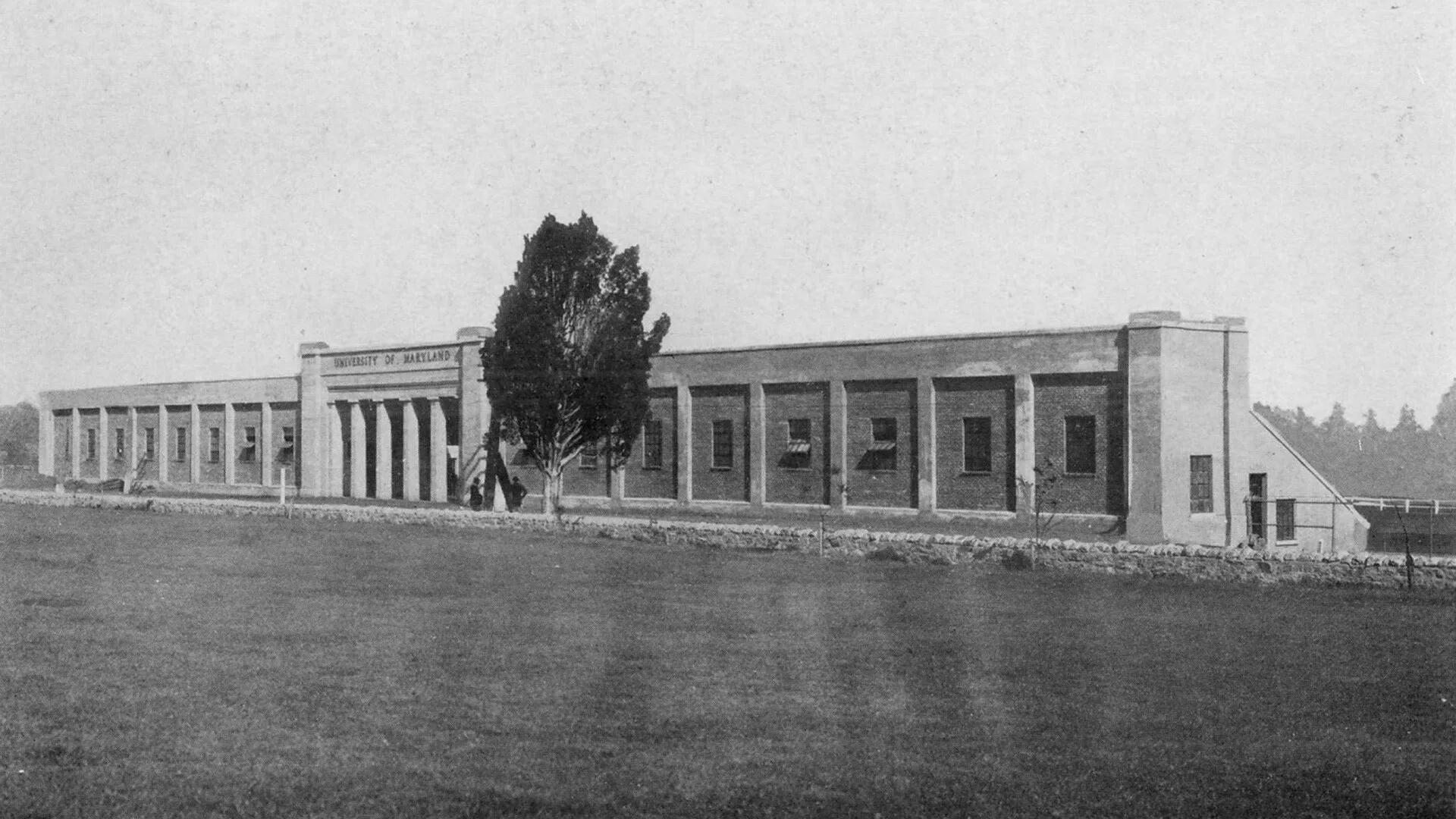 exterior of original Byrd Stadium