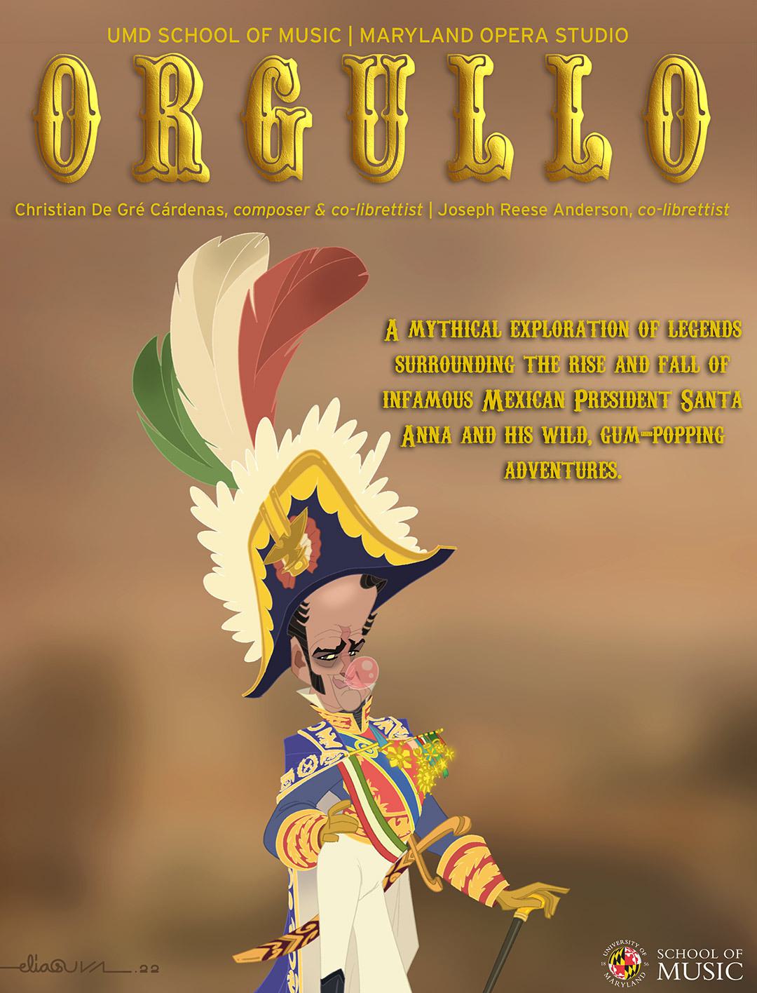 UMD School of Music/Maryland Opera Studio "Orgullo" poster
